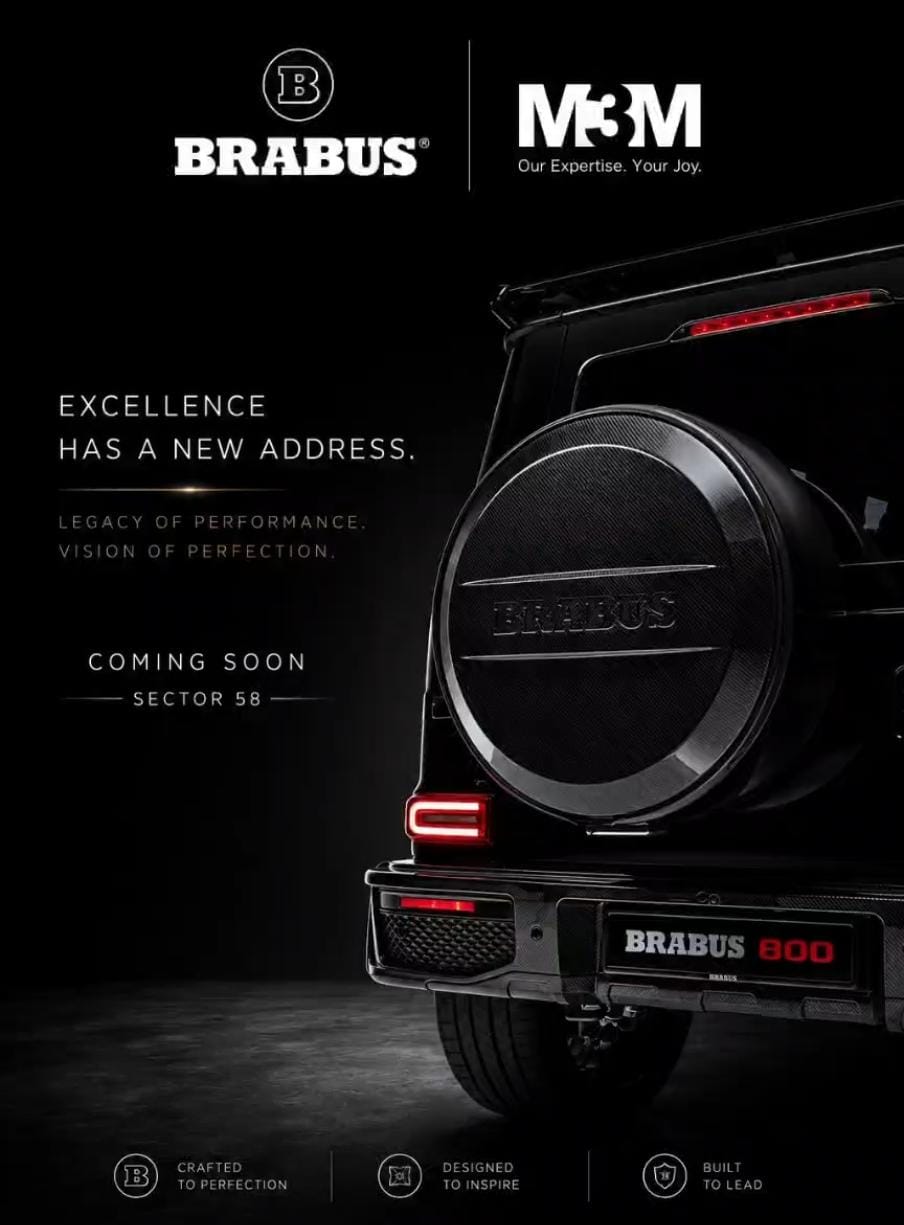 Discover Excellence with BRABUS and M3M || Unveiling a New Address in Sector 58 || Coming Soon: BRABUS and M3M in Sector 58 Update