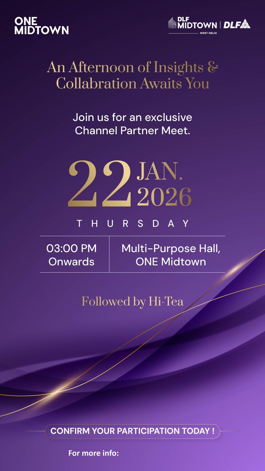 DLF One Midtown CP Meet, 22nd January, Moti Nagar, Join Us for Exciting Updates Update