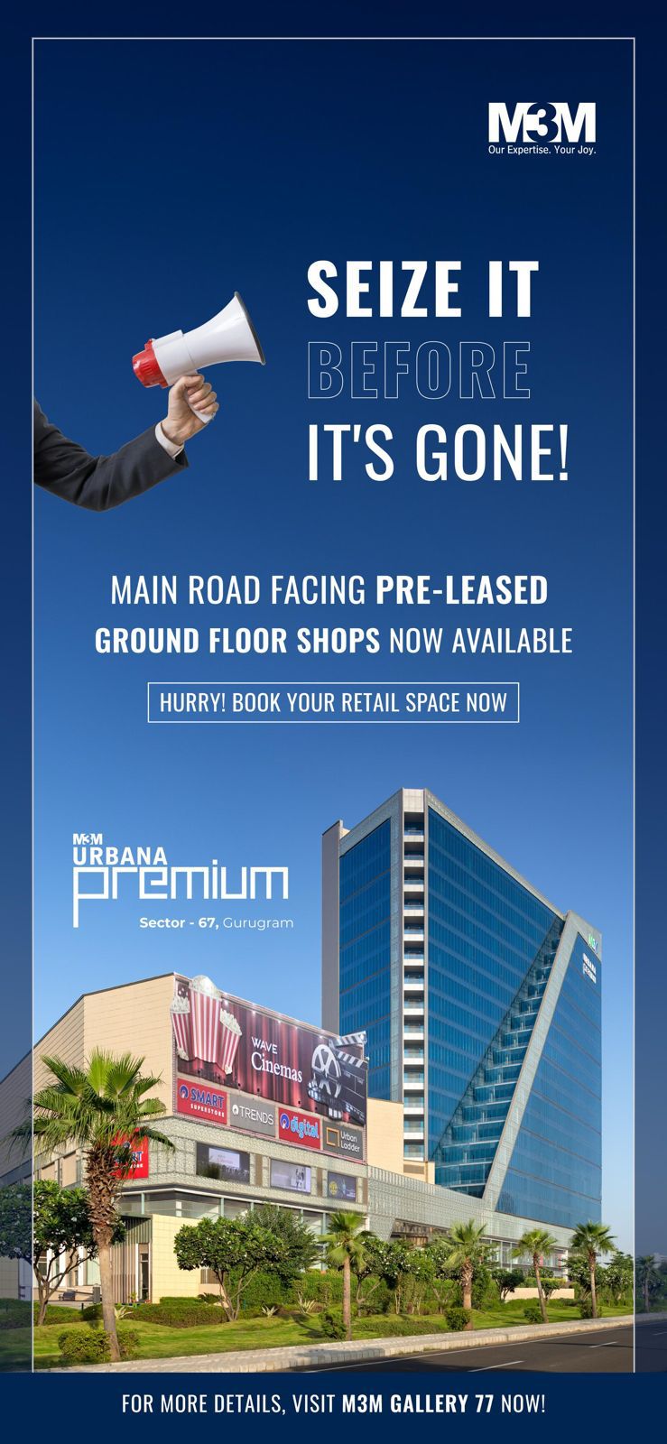 Own Pre-Leased Shops at M3M Urbana Premium, Sector 67, Gurugram Update