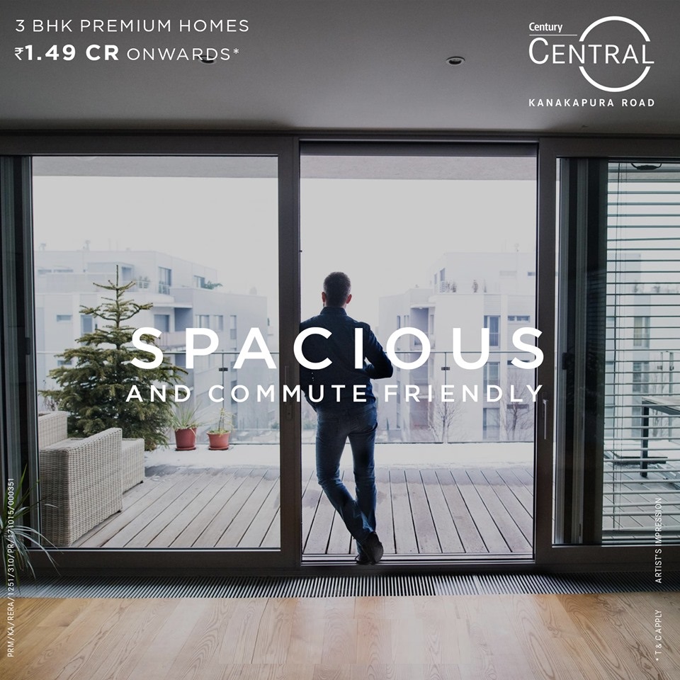Spacious and commute friendly at Century Central in Bangalore Update