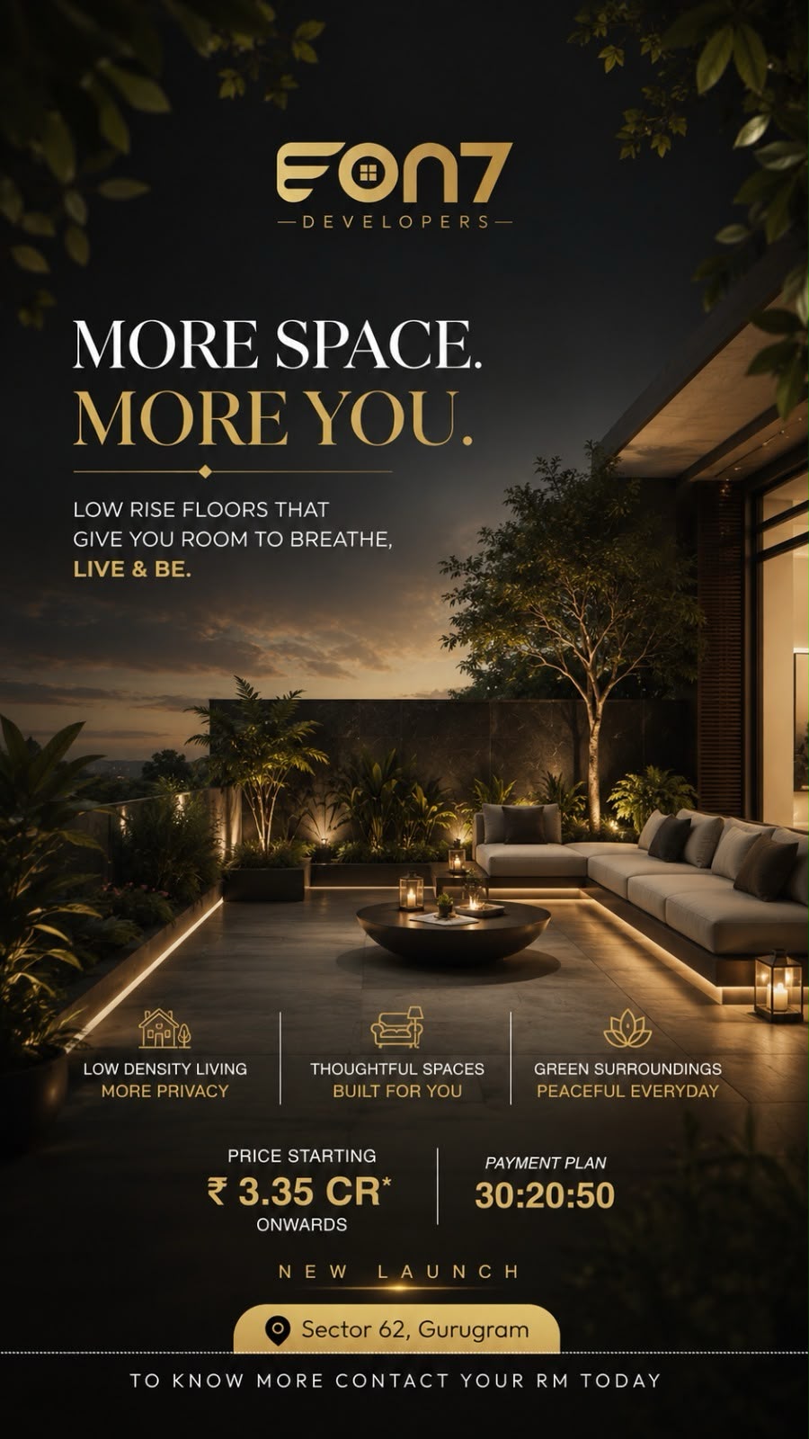 Discover EON7 Developers' New Launch in Gurugram || More Space for You with EON7 Developers || EON7 Developers: New Low Rise Floors Launched Update