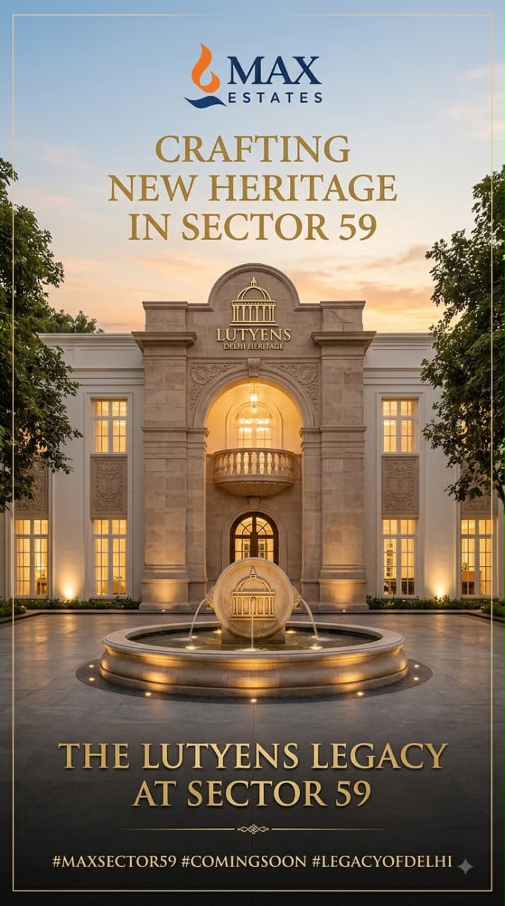 Phase 1 Launch: Select 120 Residences || Explore Max Estates' New Heritage in Sector 59 || Discover The Lutyens Legacy at Sector 59 Update