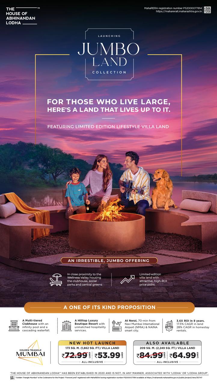 Discover Jumbo Land, Limited Edition Villa Land, Golden Triangle Mumbai, From ₹53.99L Only Update