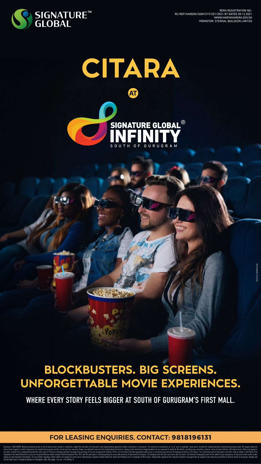 Experience Citara at Signature Global Infinity || Blockbusters Await at South of Gurugram's First Mall || Unforgettable Movie Experiences at Citara Update