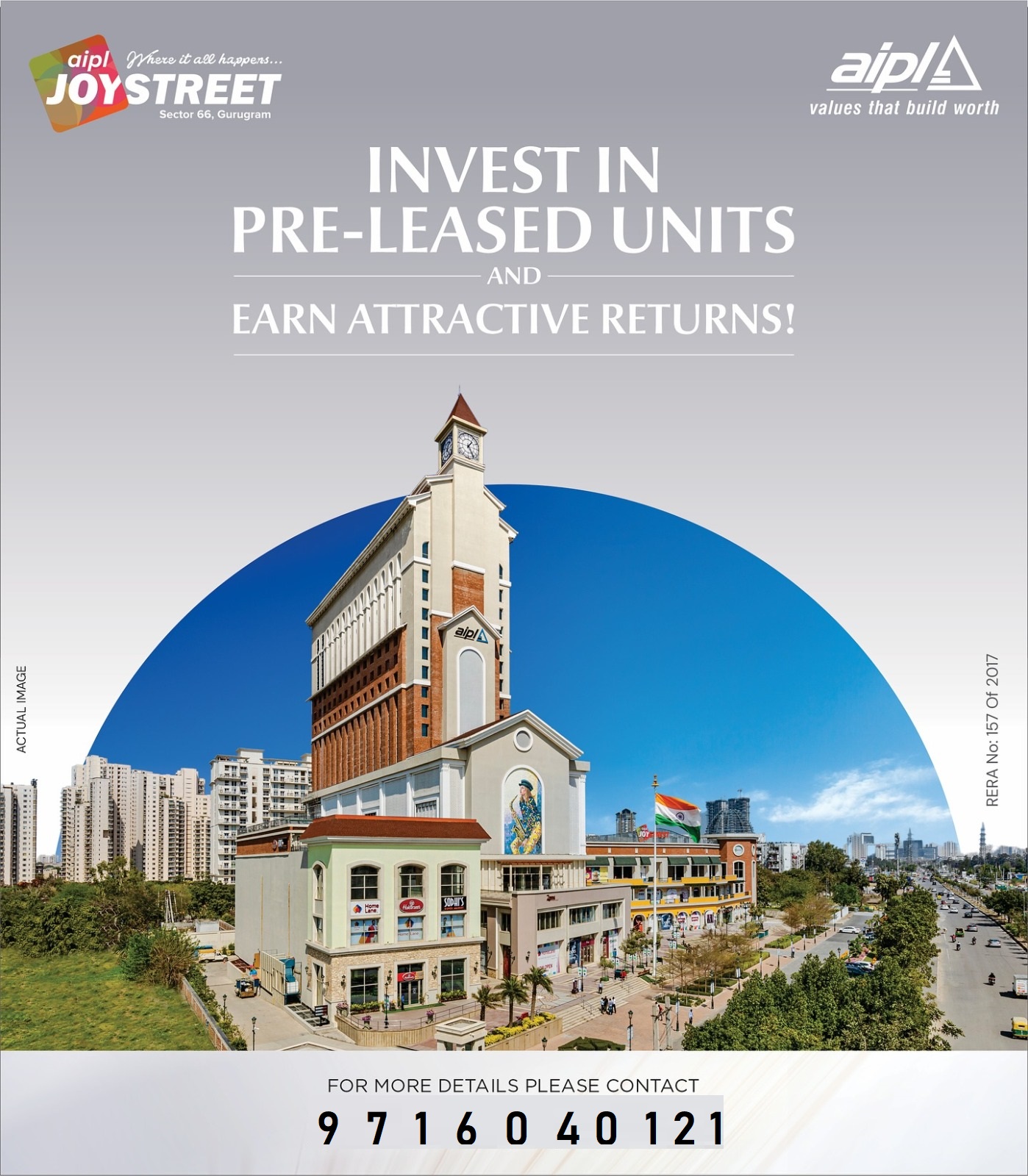 AIPL Joy Street in Sector 66, Gurugram: A Smart Investment in Pre-Leased Units Update