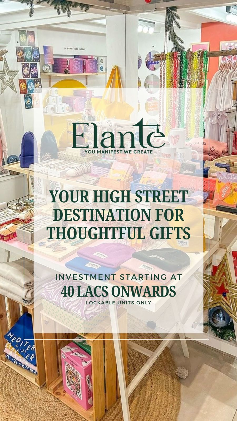 Invest in Elante: High Street Units Starting at 40 Lac Update