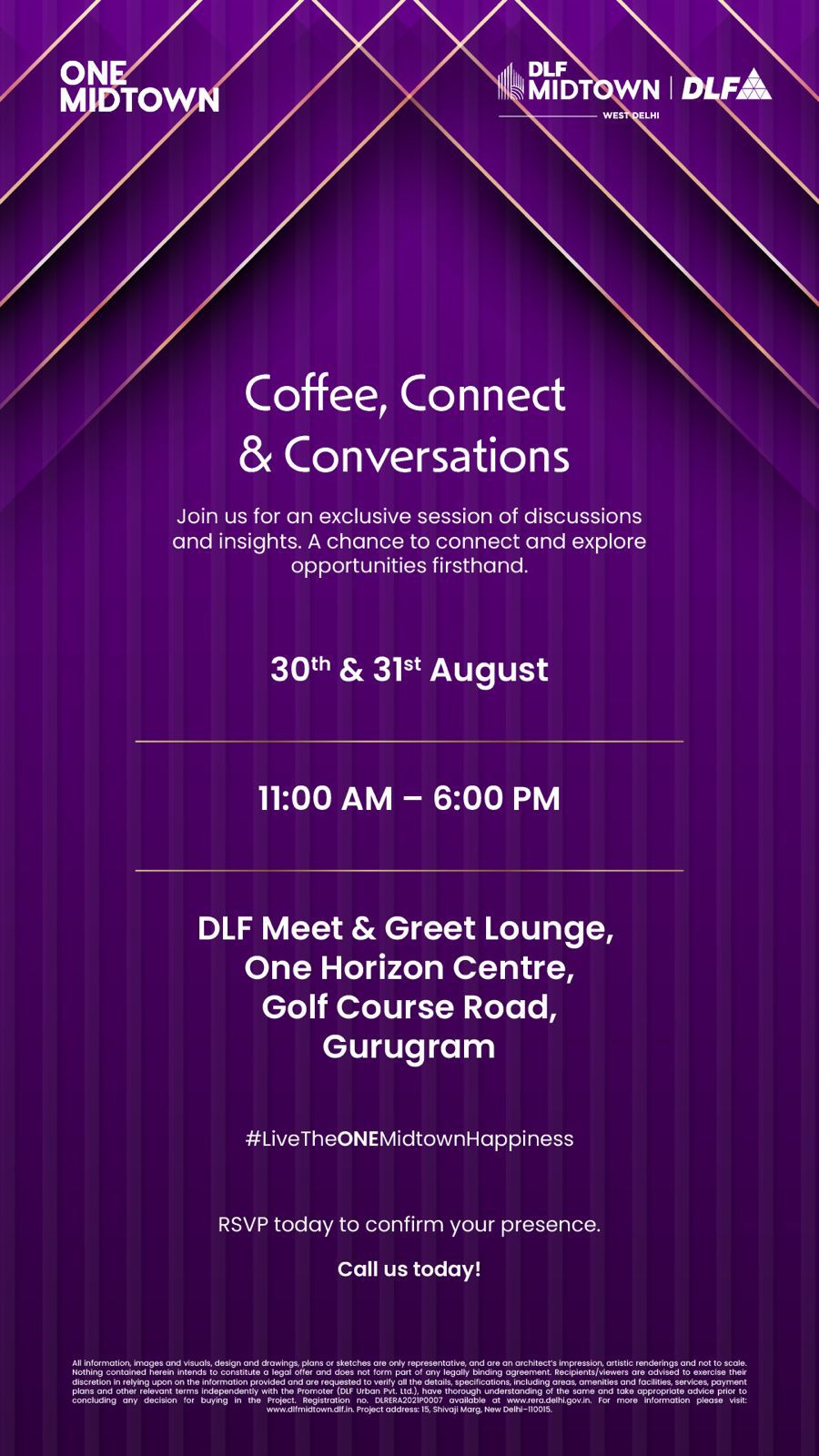 Coffee, Connect & Explore with DLF at One Midtown, Gurugram Update