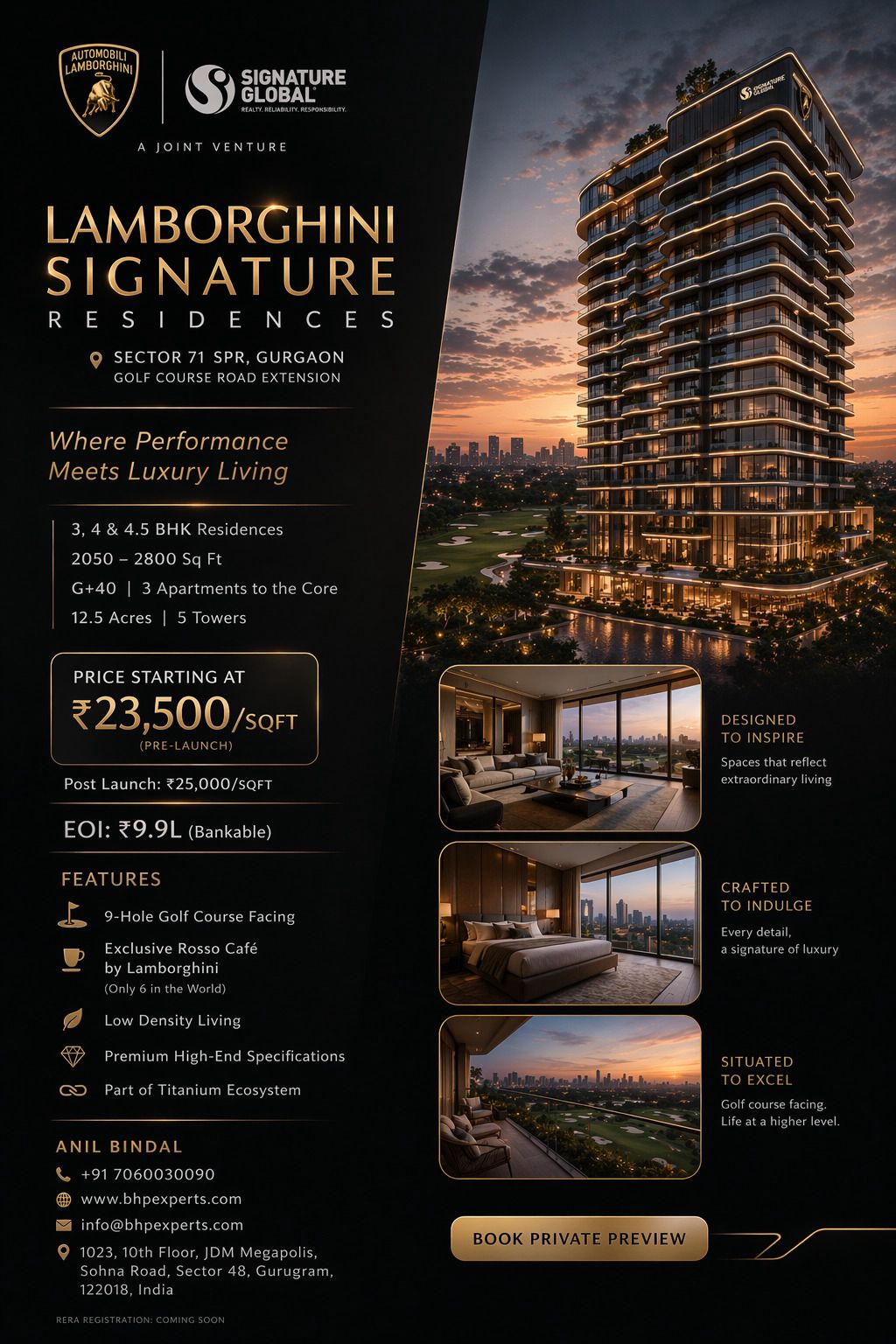 Explore Lamborghini Signature Residences || Exclusive Pre-Launch Opportunity || Book Your Private Preview Now Update