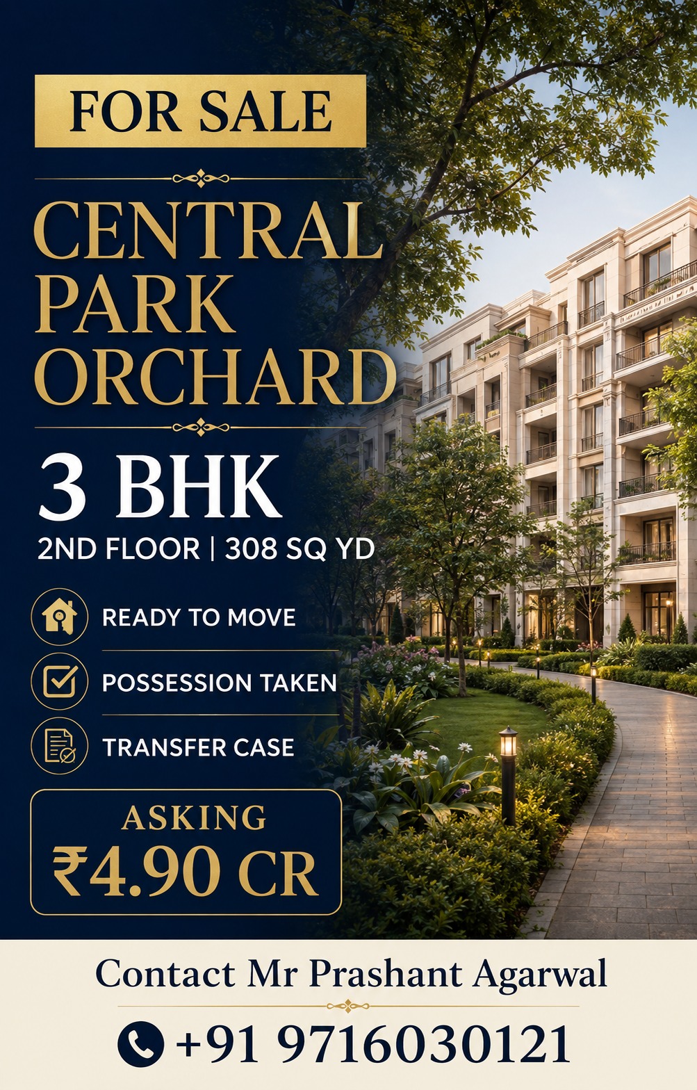 Secure Your Dream Home at Central Park Orchard || Ready to Move 3 BHK Available || Exclusive Offer: Prime 3 BHK in Central Park Orchard Update