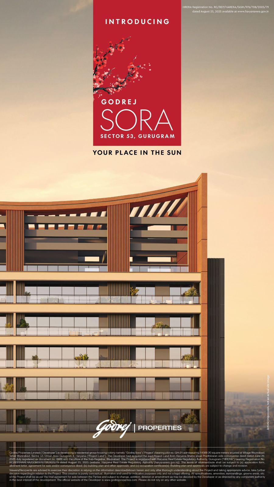 Discover Luxury at Godrej Sora, Sector 53, Gurugram Update