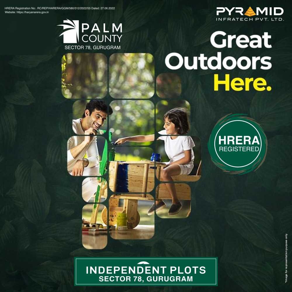 HRERA Registered at Pyramid Palm County in Sector 78, Gurgaon Update