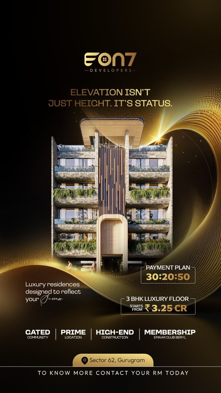 Discover Luxury Floors in Gurugram || Elevate Your Status with EON7 Developers || Prime Location, Premium Living Update