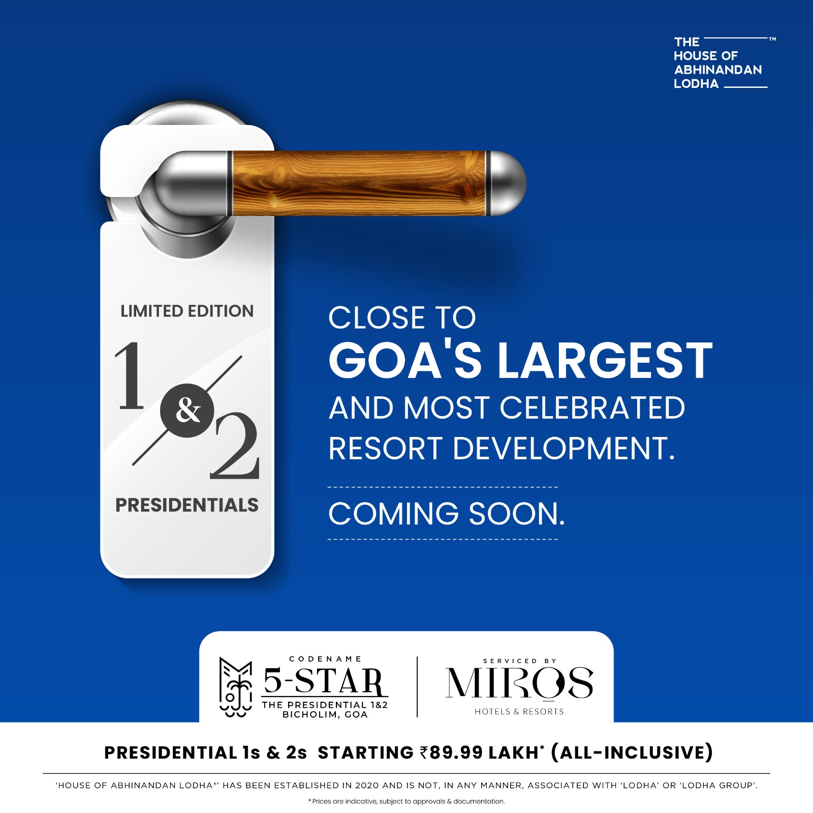 Discover 5-Star Living at Presidential 1 & 2, Starting ₹89.99 Lakh, Bicholim, Goa Update