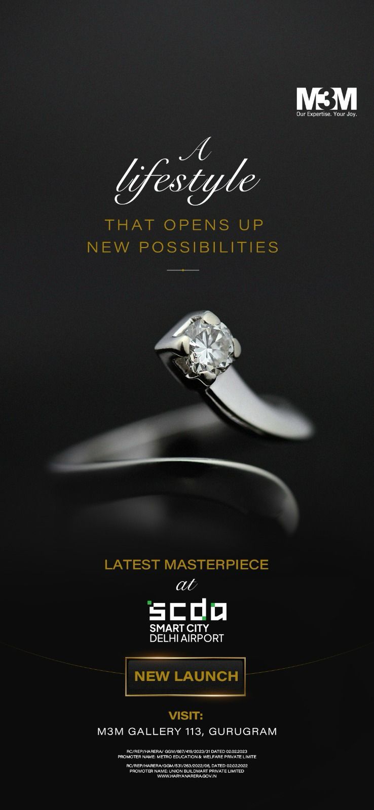 M3M's New Jewel: Experience the Latest Masterpiece at Smart City Delhi Airport Update