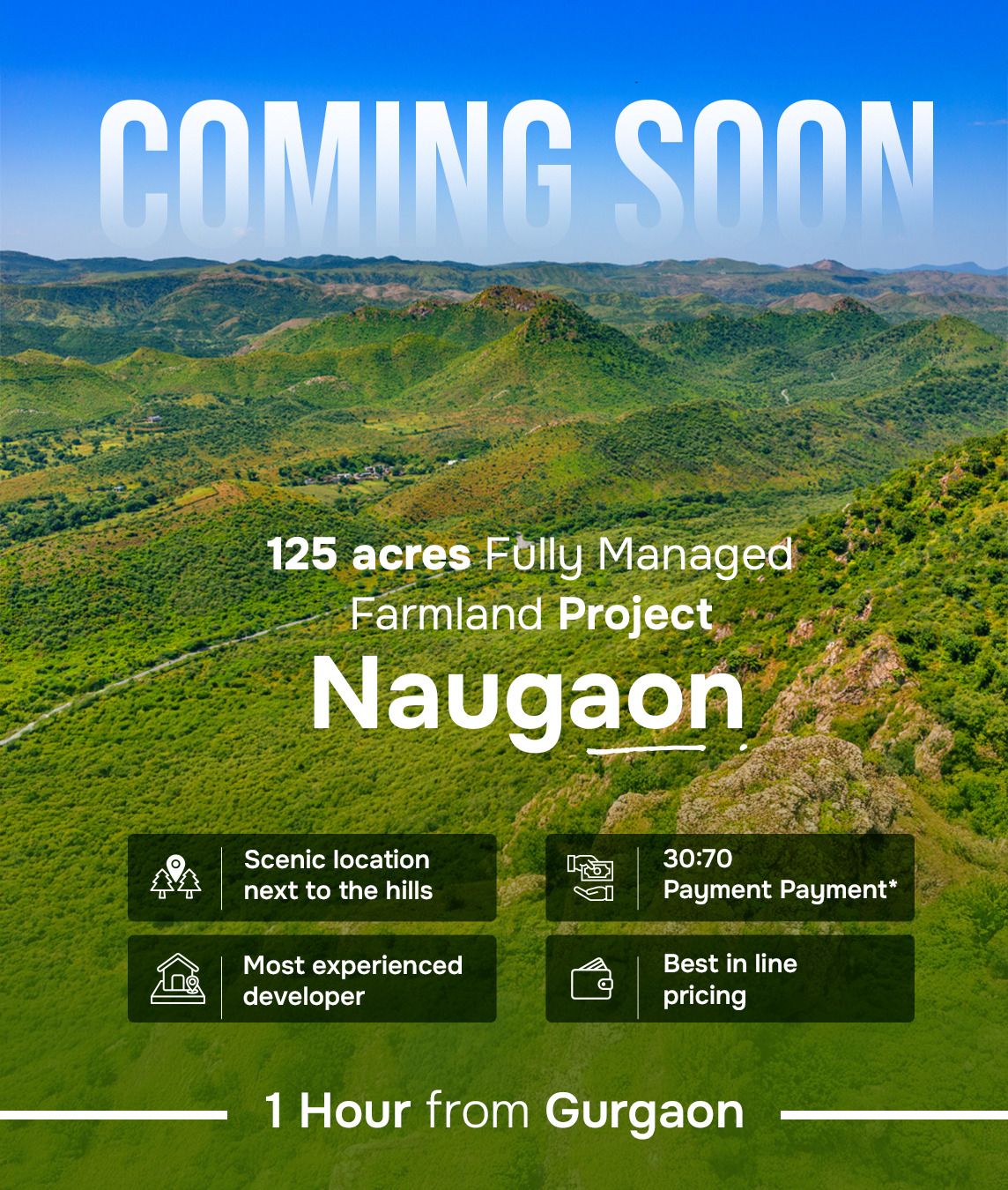 Explore 125 Acres of Scenic Farmland in Naugaon, 1 Hour from Gurgaon Update
