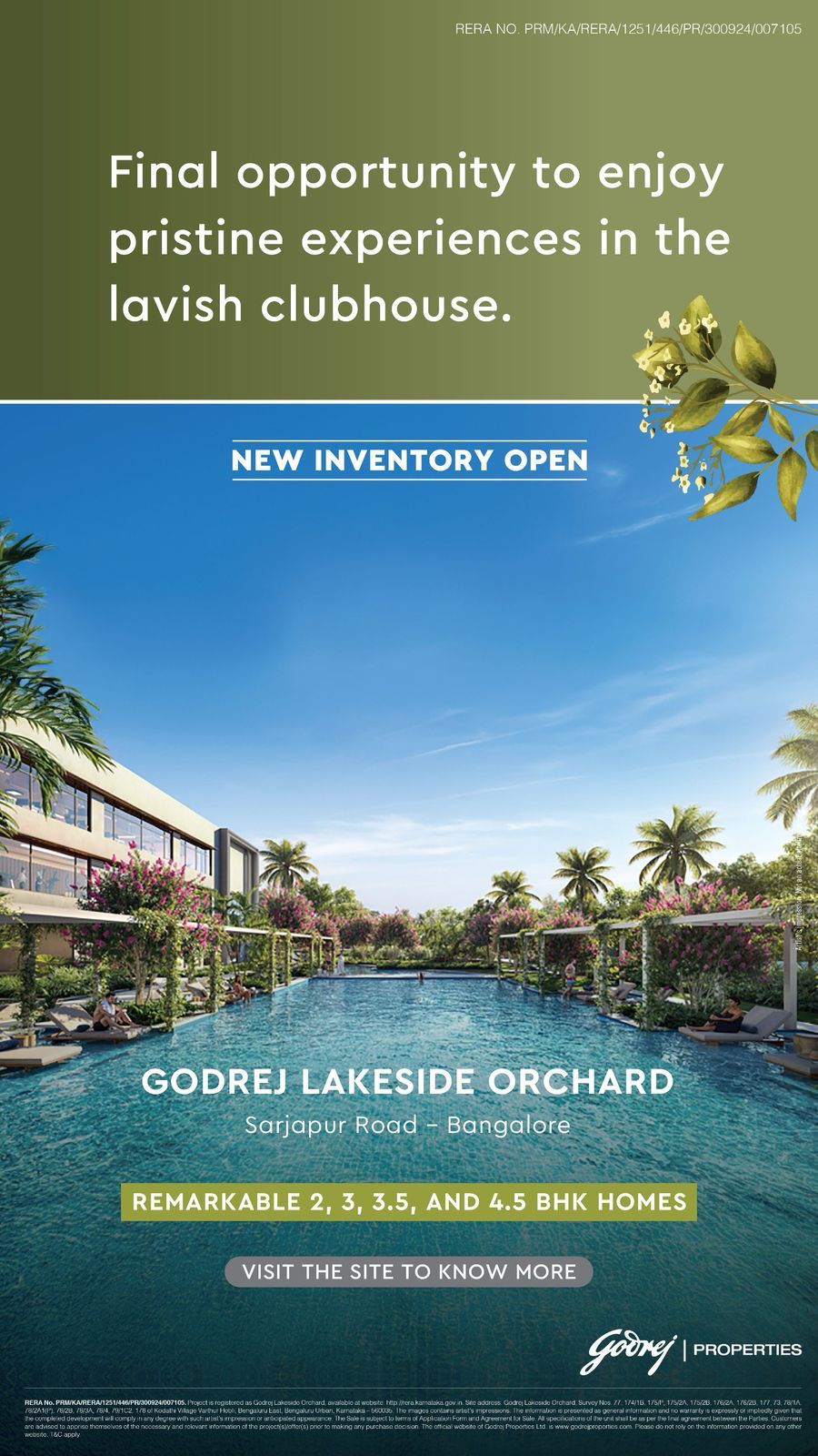 Discover Luxury Living at Godrej Lakeside Orchard, Sarjapur Road, Bangalore Update