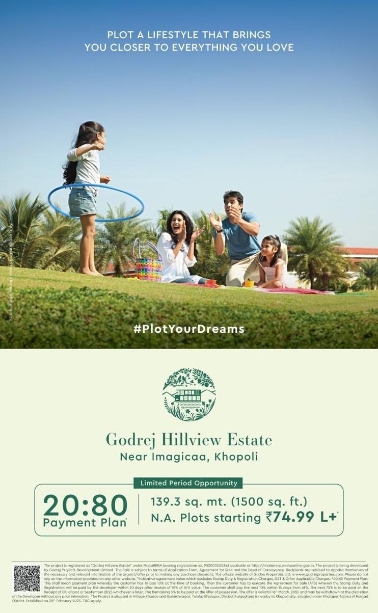 Godrej Hillview Estate, Near Imagicaa Khopoli, N A Plots from ₹74.99L+ Update