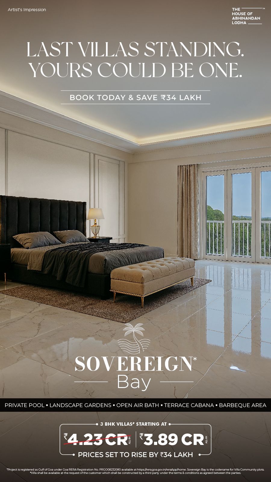 Exclusive Villas at Sovereign Bay, Goa - Starting at ₹3.89 CR Update