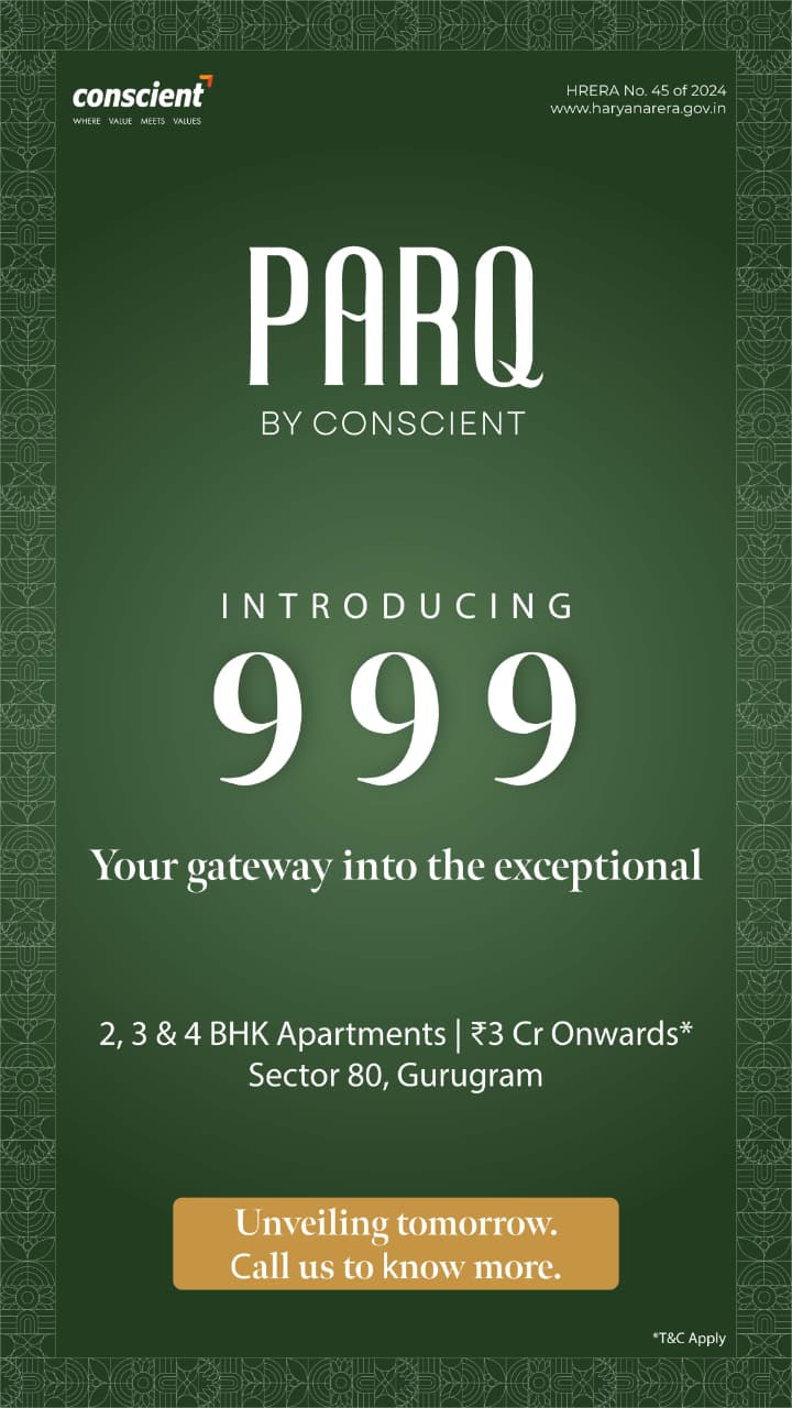 Introducing 999 by Conscient || Unveil Tomorrow at Conscient PARQ || Your Gateway into the Exceptional Update