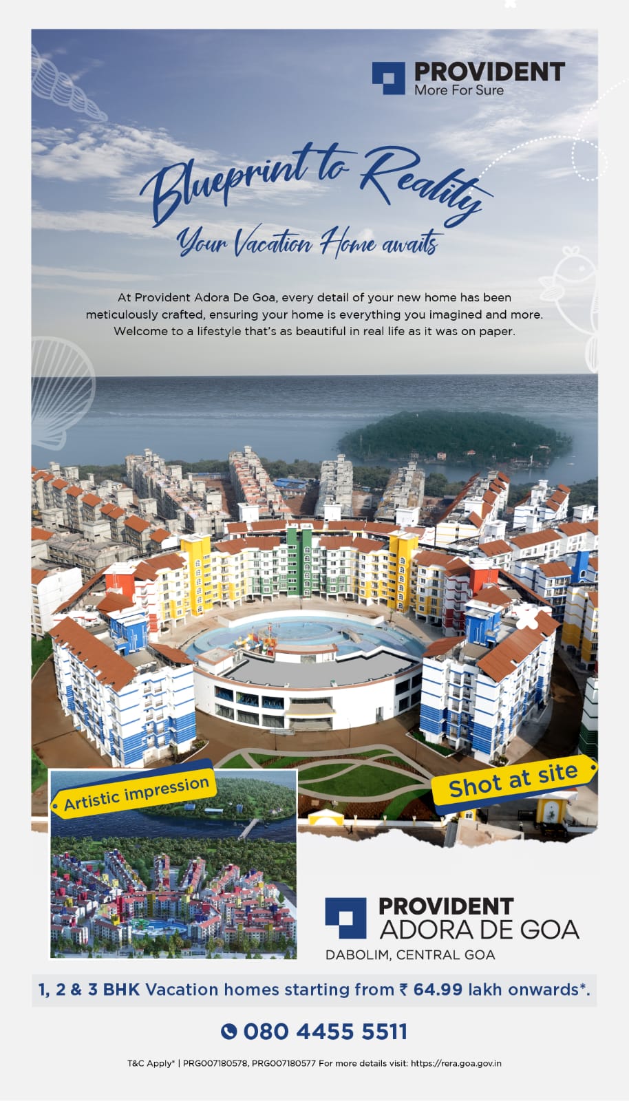 Discover Luxury at Provident Adora De Goa, Dabolim - Homes from ₹64.99 Lakh Update