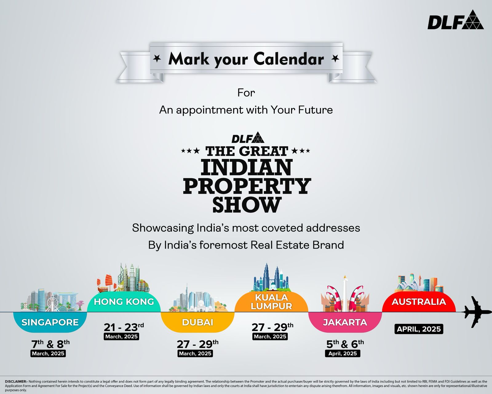 Explore DLF's Exclusive Property Show in Singapore, March 7-8, 2025 Update