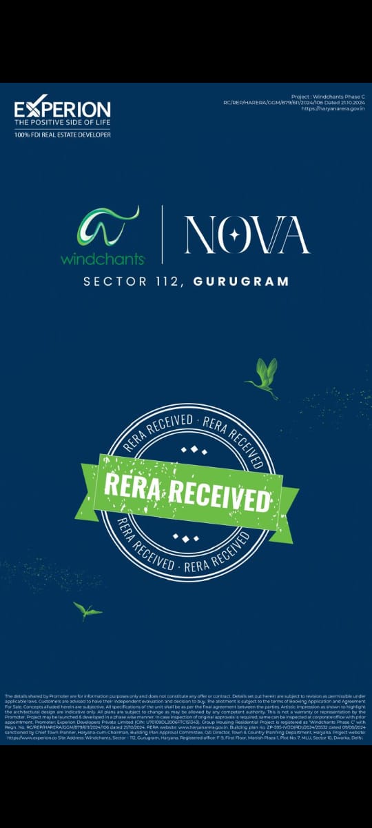 Discover Luxury at Experion Windchants Nova, Sector 112, Gurugram Update
