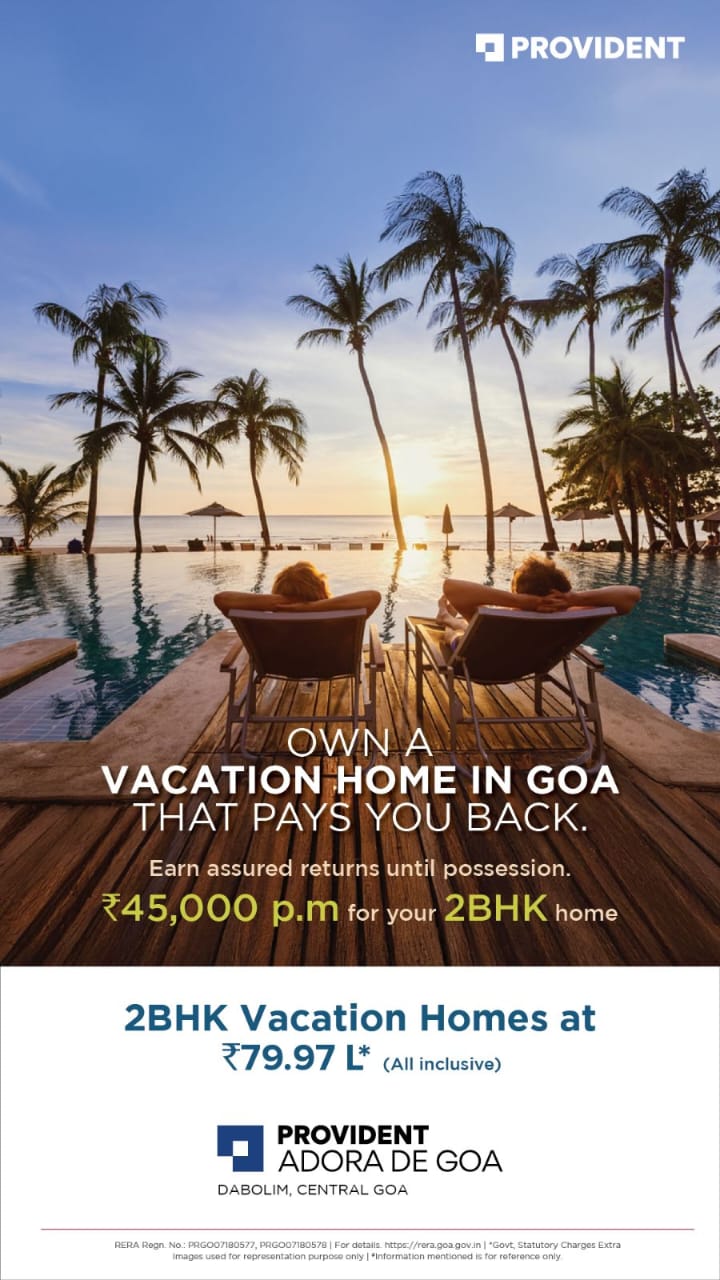 Invest in Your Dream 2BHK Vacation Home in Goa, Provident Adora De Goa, Dabolim Update