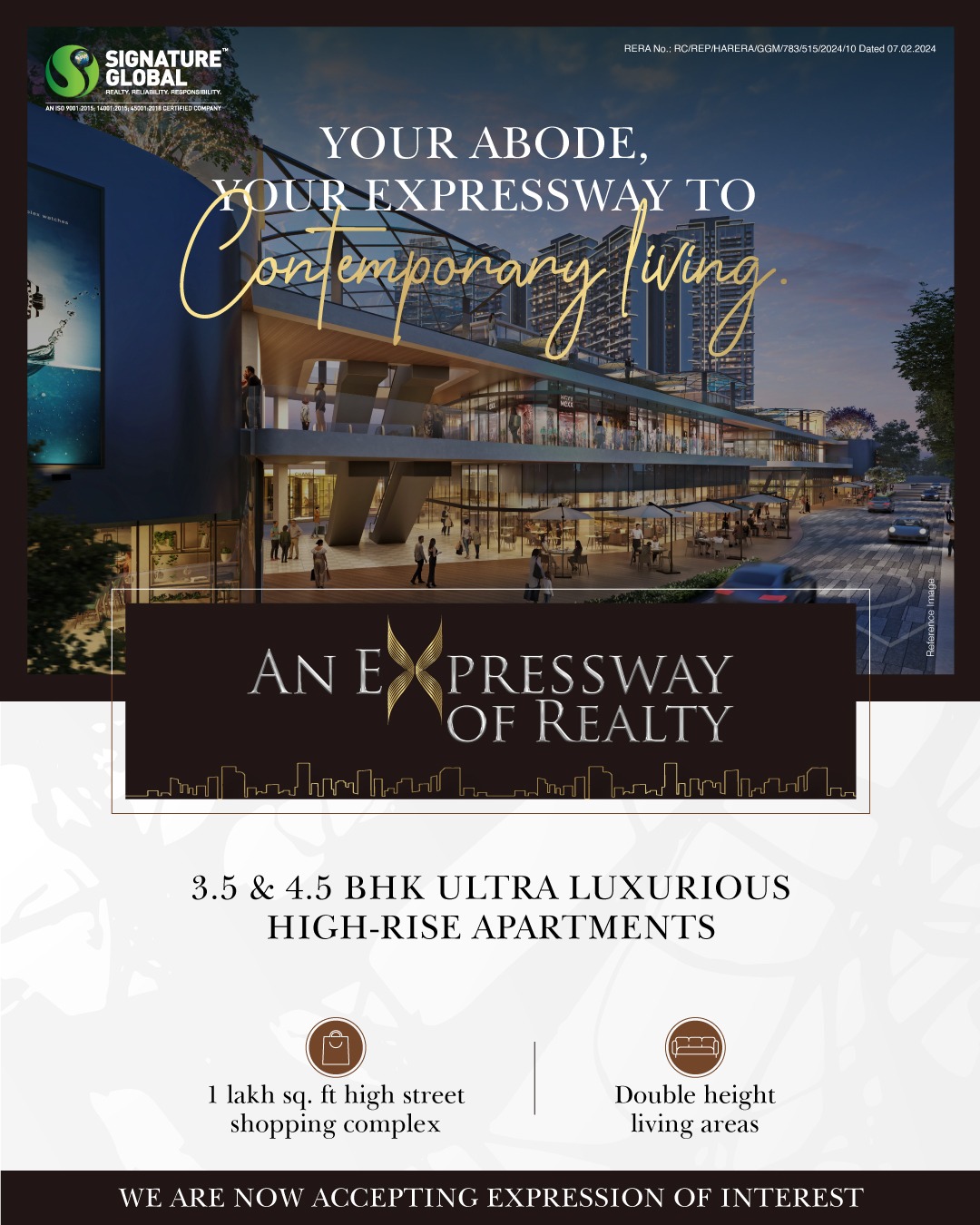 Signature Global's Architectural Marvel: The Future of Contemporary Living Update