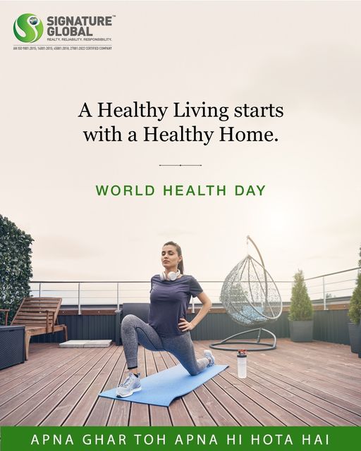 Signature Global Champions Wellness: Embrace A Healthy Lifestyle This World Health Day Update