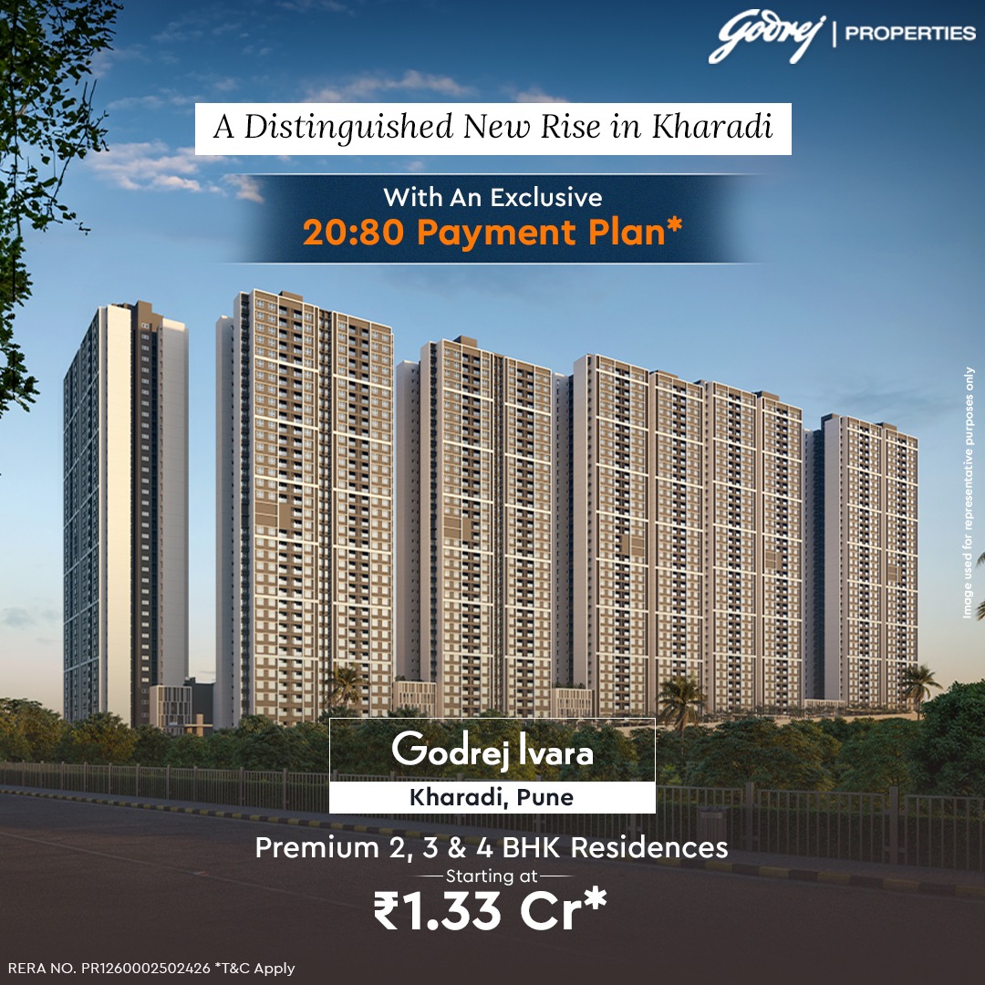 Secure Your Dream Home at Godrej Ivara, Kharadi || Exclusive 20:80 Payment Plan on Premium Residences || Starting at ₹1.33 Cr in Kharadi, Pune Update