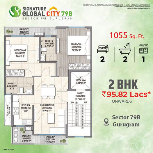 Signature Global City 79B: Spacious 2 BHK Homes in Sector 79B, Gurugram Update