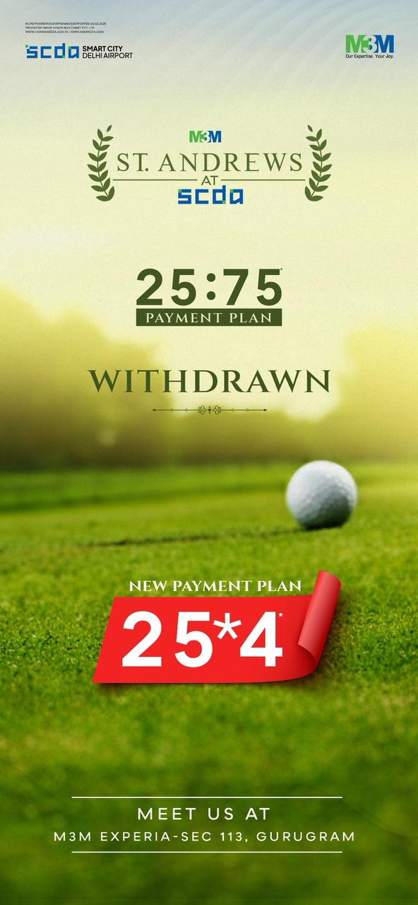 Explore Luxurious Living at M3M St. Andrews, Gurugram - New Payment Plan 25x4 Update