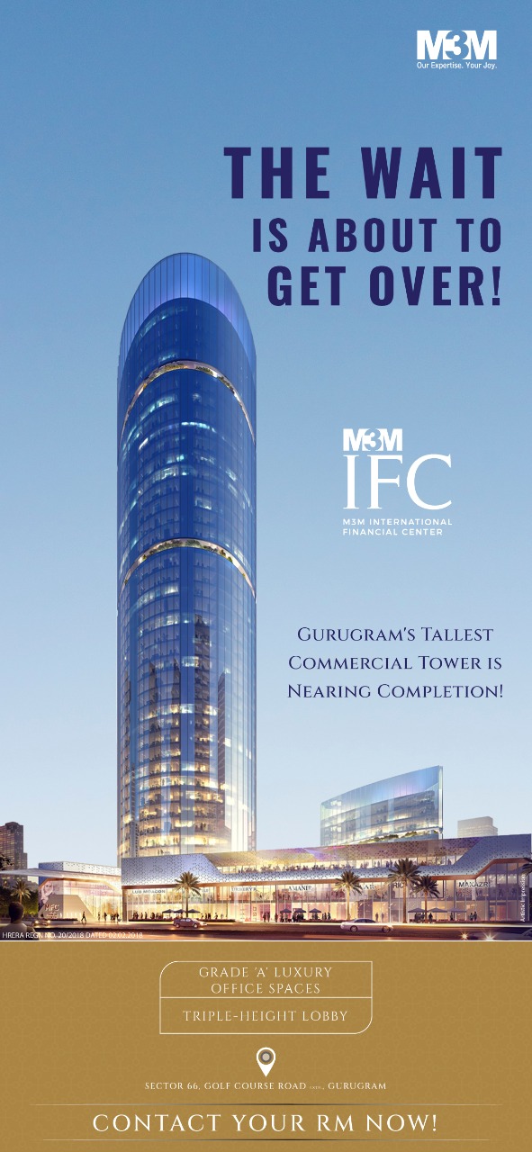 Gurgaon tallest commercial tower in nearing completion at M3M IFC Update