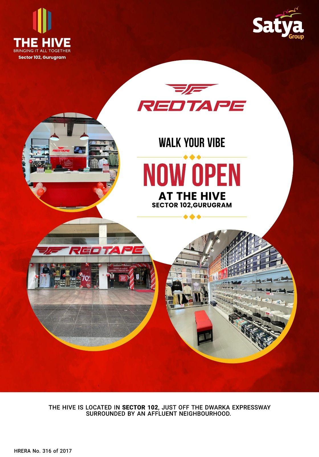 Red Tape Now Open at The Hive, Sector 102, Gurugram Update