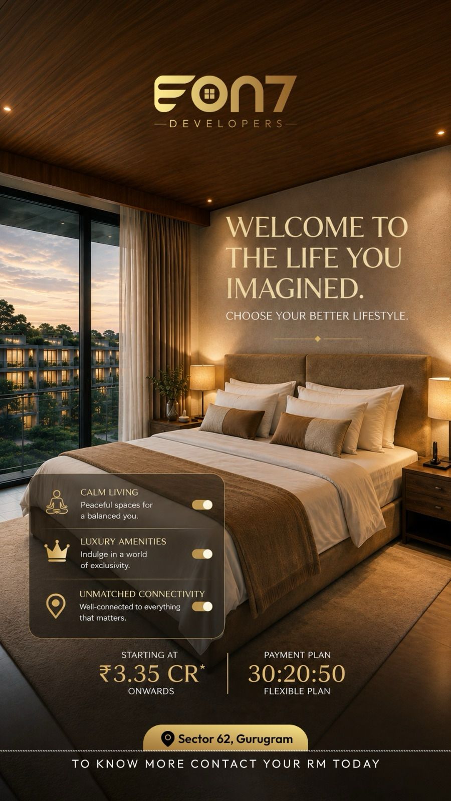 Discover Luxury Living at EON7 Developers || Your Dream Home in Sector 62, Gurugram || Experience Tranquility and Connectivity Update