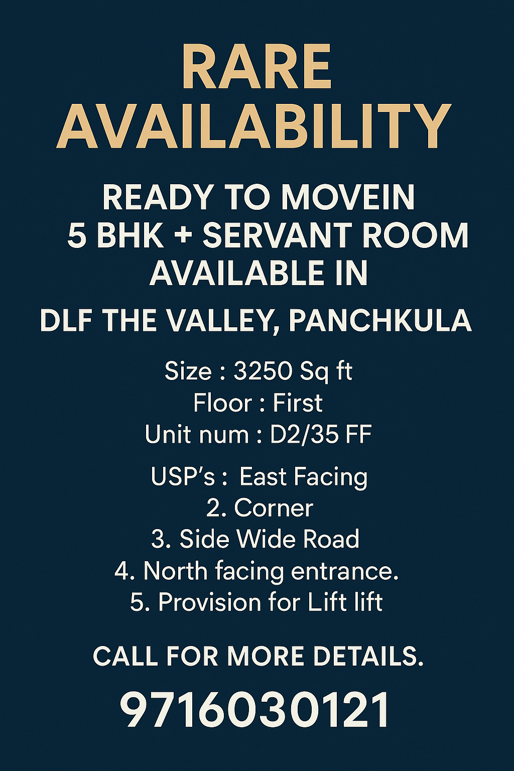 Secure Your Dream Home in DLF The Valley || 5 BHK with Servant Room Available Now || Rare 5 BHK Opportunity in Panchkula Update