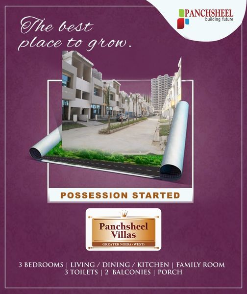Possession started at Panchsheel Villas in Greater Noida Update