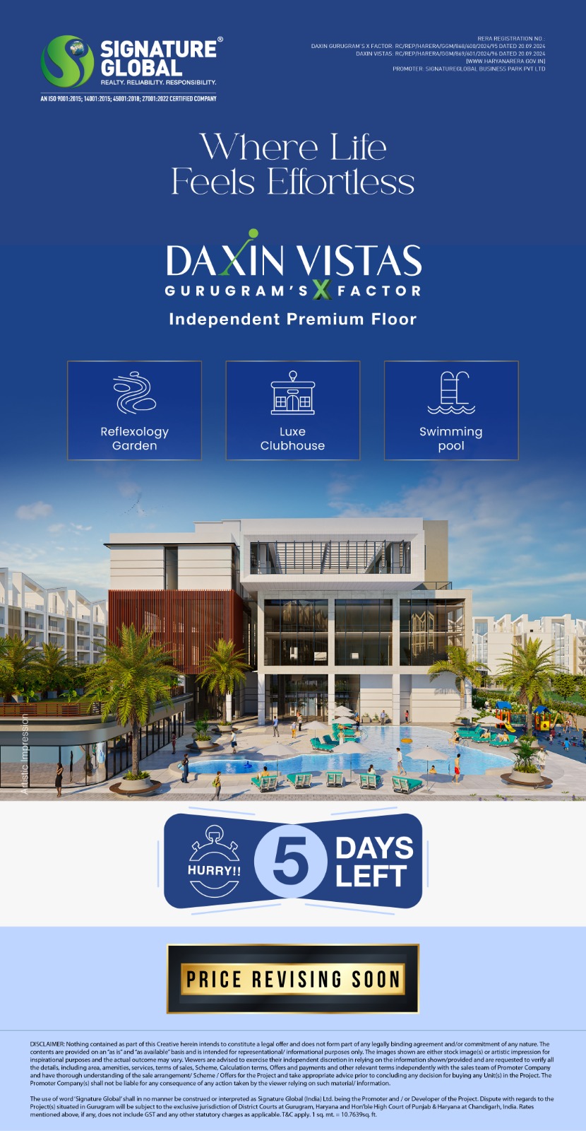 Discover Luxury Living at Daxin Vistas, Gurugram Update