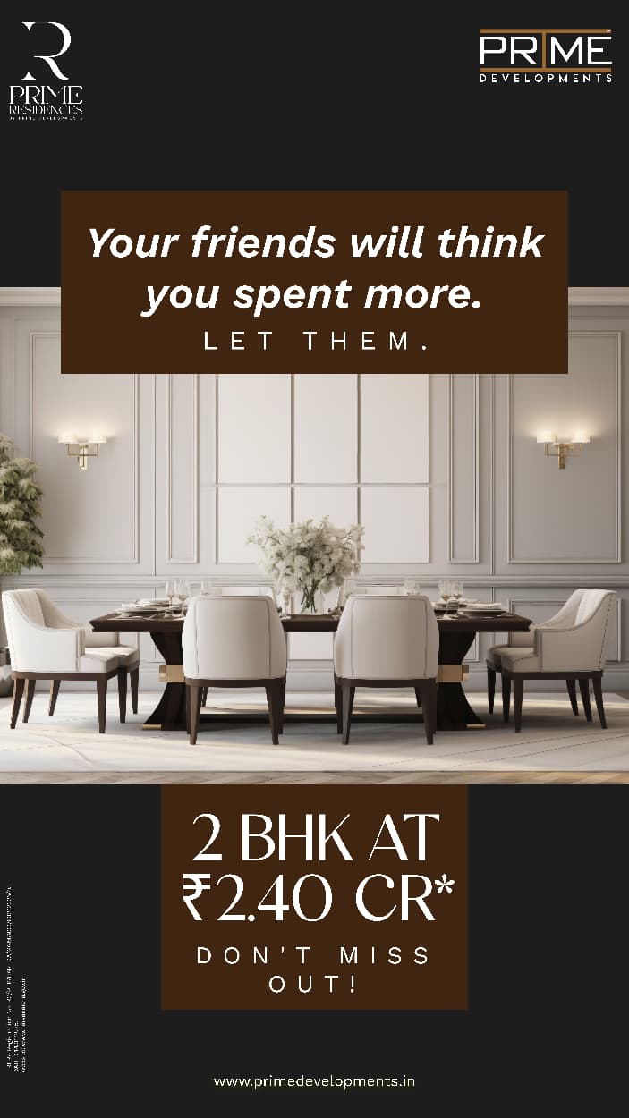 Discover Luxury Living in New Delhi with Prime Residences: 2 BHK at ₹2.40 Cr Update