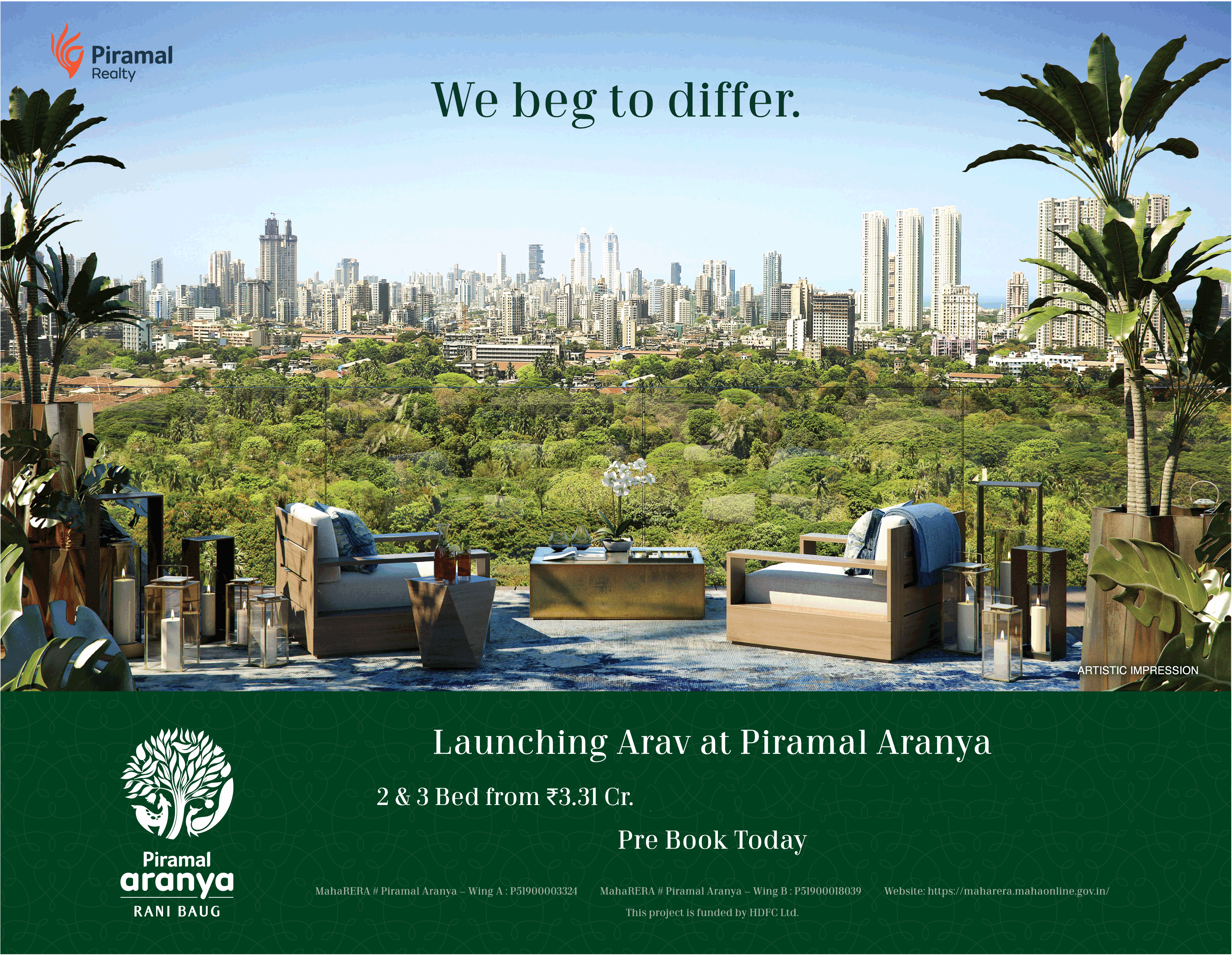 Piramal Realty launching Arav at Piramal Aranya in Mumbai Update