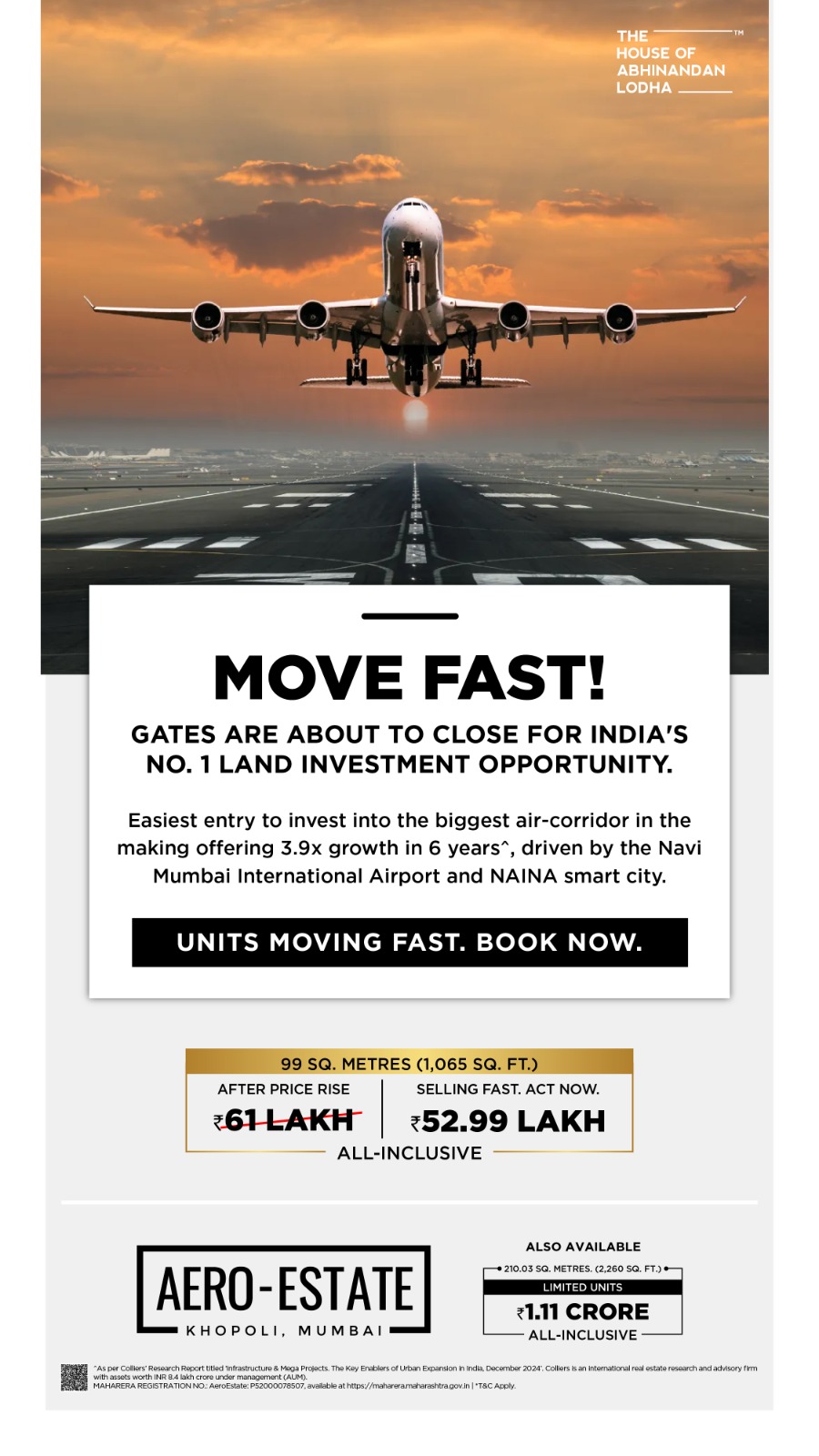 Hurry, Exclusive Opportunity in Khopoli, Mumbai with The House of Abhinandan Lodha! Update