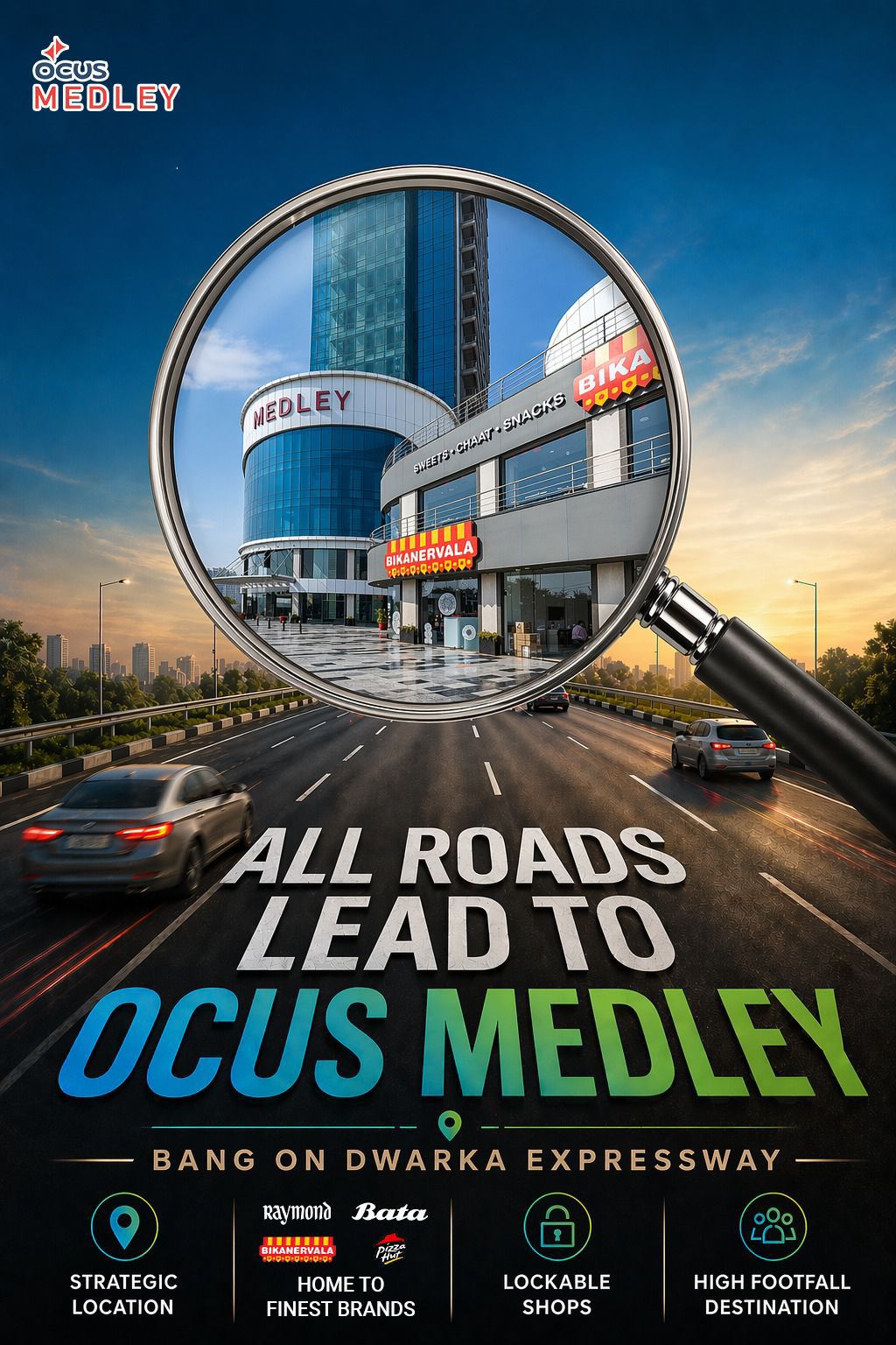 Discover OCUS Medley on Dwarka Expressway || Strategic Location at OCUS Medley || All Roads Lead to OCUS Medley Update