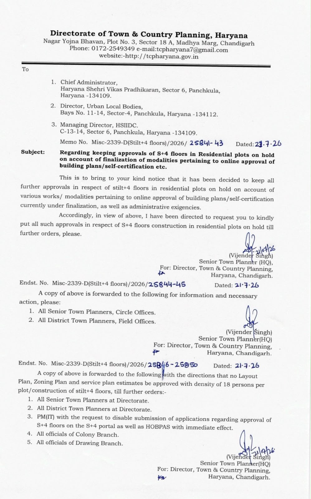 Approvals on Hold for S+4 Floors || Important Update: S+4 Floors Approval || Notification: S+4 Floors Construction Hold Update