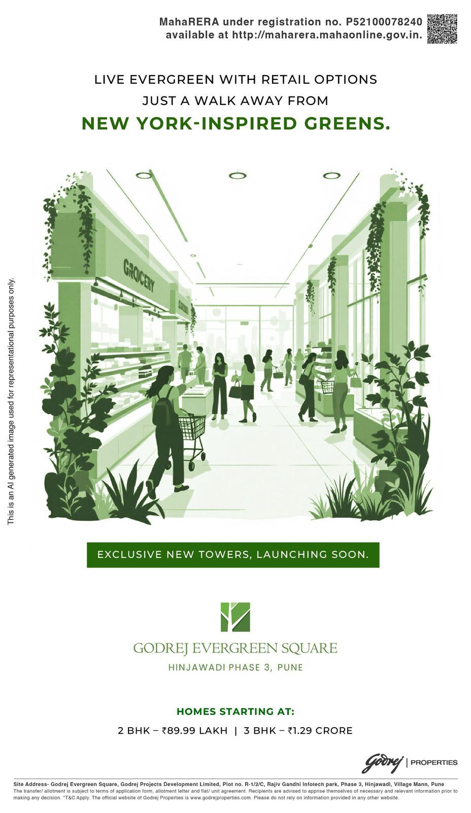 New York-Inspired Greens Await at Godrej Evergreen Square, Hinjawadi Phase 3 Update