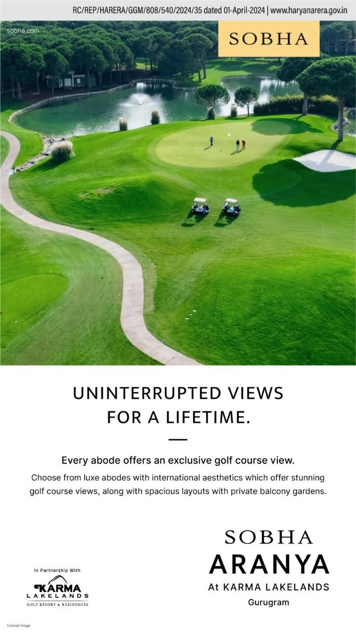 Discover Eco-Luxe Living at SOBHA Aranya, Karma Lakelands, Gurugram, Starting ₹7.1 Cr Update