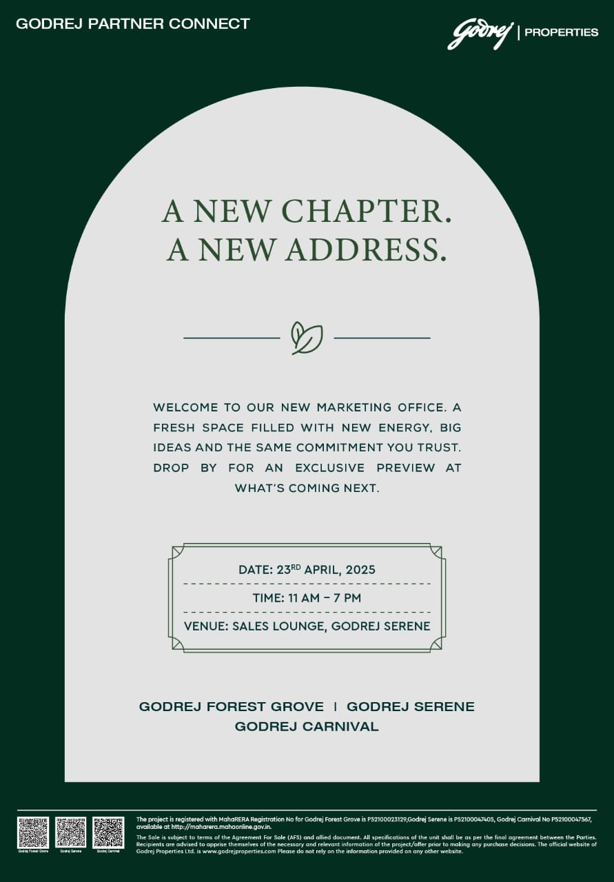 Exclusive Preview at Godrej Serene, 23rd April 2025, Sales Lounge Update