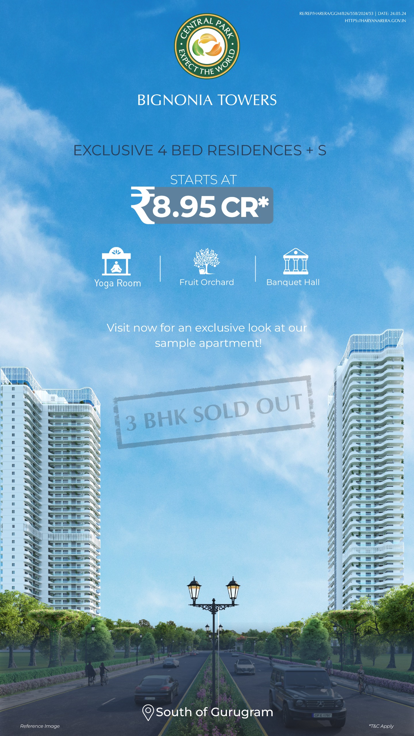 Discover Luxury Living at Bignonia Towers, South of Gurugram, Starting at ₹8.95 CR Update