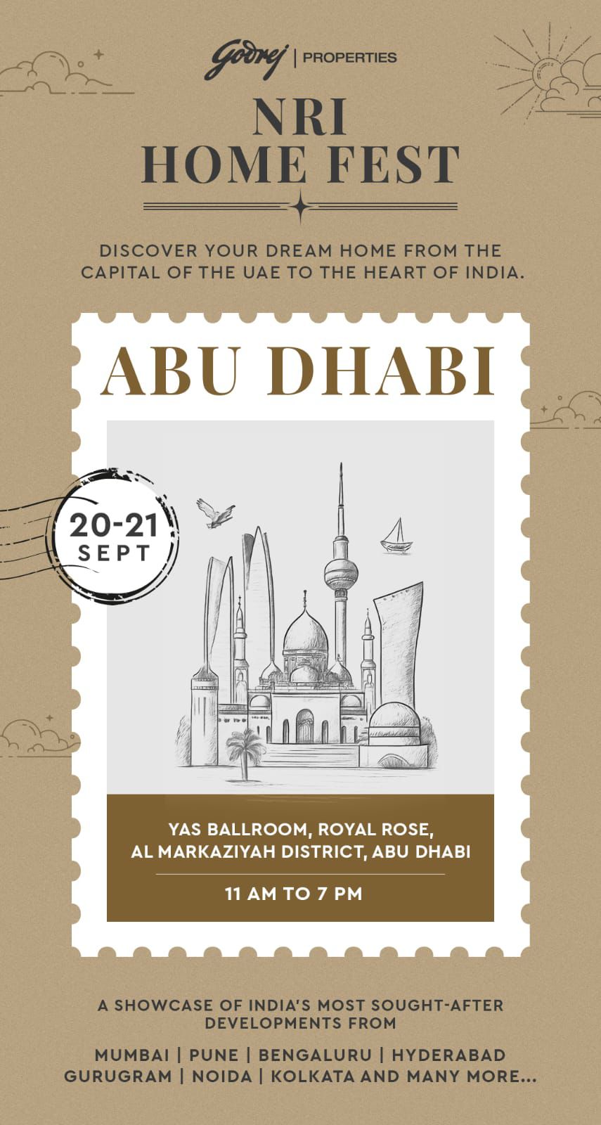 Discover Dream Homes at Godrej NRI Home Fest, Abu Dhabi, 20-21 Sept 2025 Update