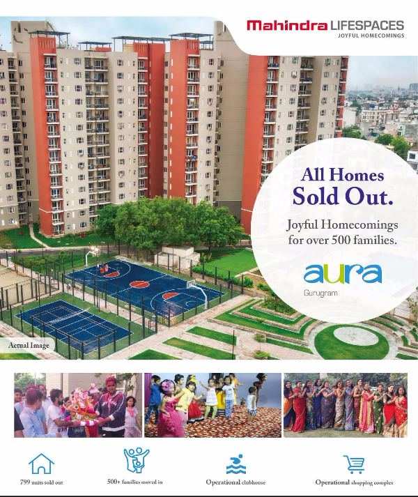 Joyful homecomings for over 500 families in Mahindra Aura, Gurgaon Update
