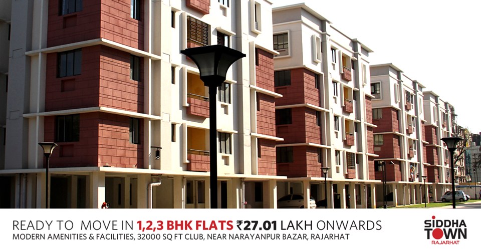 Home buyers can occupy homes in Siddha Town Rajarhat Update